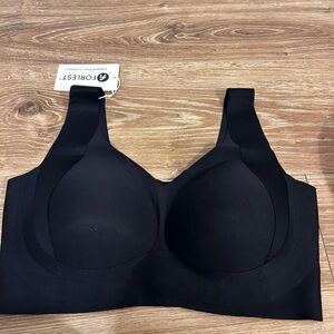 Forlest Women's Black Seamless Comfort Bra